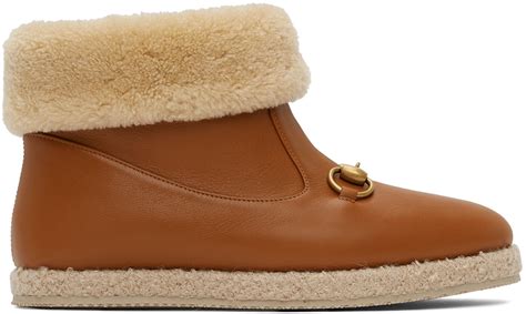 gucci horsebit merino ankle boots|Gucci Boots for Women .